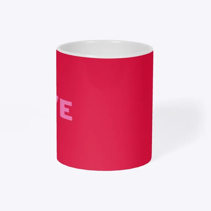 Pink Love Nimbus Coffee Cup