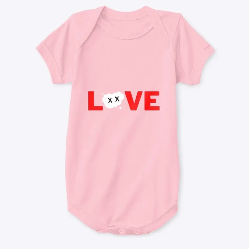 Red Love Nimbus Onesie 